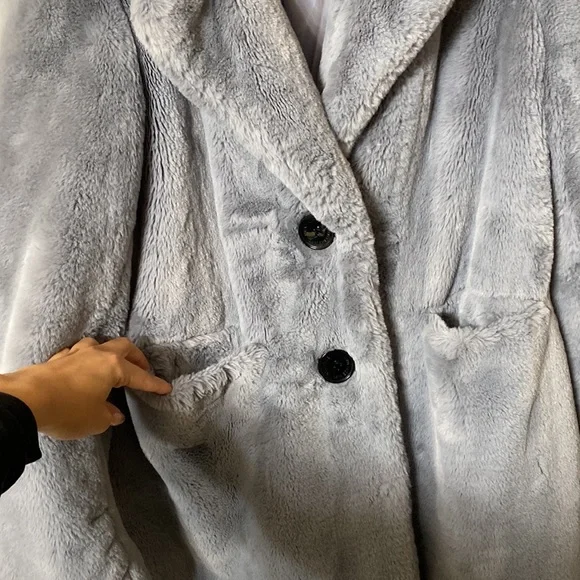 Sam Edelman Gray Teddy Jacket - Picture 3 of 6